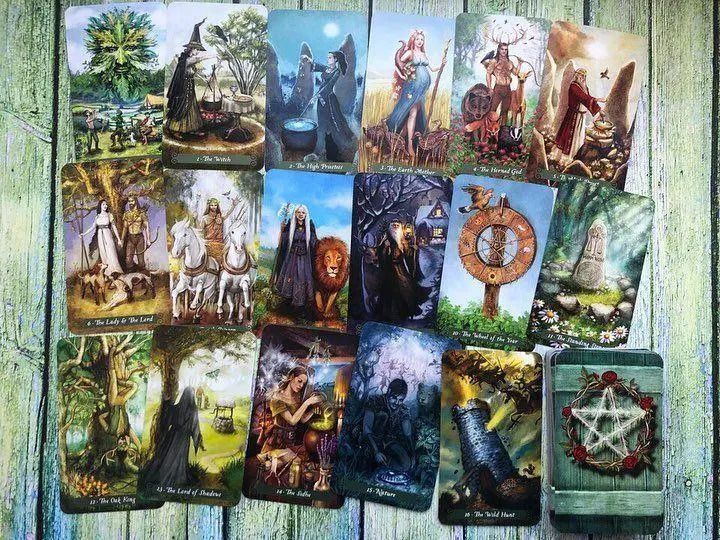 Набір "Таро Зеленої Відьми | The Green Witch Tarot" (карти + книга) 125045 фото